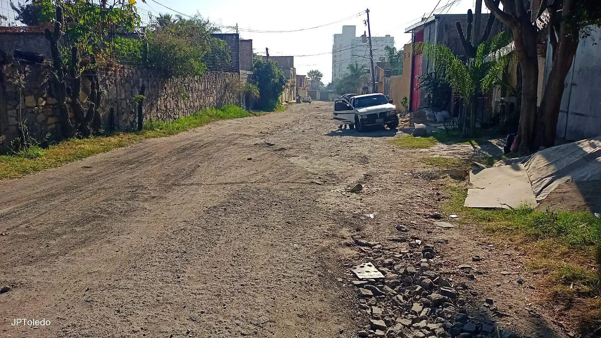 Calle de tierra en Zapopan